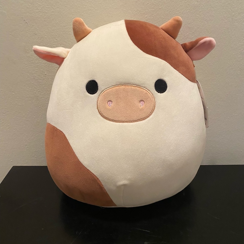 Squishmallow Ronnie 12” cow brand new with tags